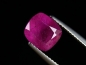 Preview: Ruby 3,19 Ct. cushion cut - fine red pink - treated