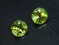 Preview: Peridot pair 2,00 Ct. round B-quality