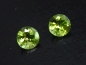 Preview: Peridot Paar 2,09 Ct. Rund 6 mm Sri Lanka