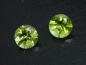 Preview: Peridot Paar 2,09 Ct. Rund 6 mm Sri Lanka