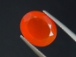 Preview: Carnelian 3,70 Ct. glowing orangered oval India