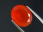 Preview: Carnelian 3,75 Ct. glowing orangered oval India