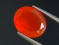 Preview: Carnelian 3,75 Ct. glowing orangered oval India