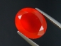 Preview: Carnelian 3,76 Ct. glowing orangered oval India