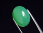 Preview: Chrysoprase 3,28 Ct. oval cabochon Brazil B-quality