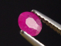 Preview: Ruby 0,38 Ct. oval 4,5 x 3,5 mm Tanzania