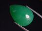 Preview: Chrysoprase 19,74 Ct. pear cabochon Brazil