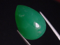 Preview: Chrysoprase 19,74 Ct. pear cabochon Brazil