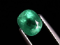 Preview: Emerald 1,58 Ct. fine green oval