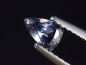 Preview: Saphir stahlblau 0,43 Ct. Naturfarbe Trillant Tansania