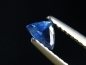 Preview: Blauer Saphir 0,28 Ct. Trilliant 5 x 3,5 mm Sri Lanka