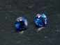 Preview: Blue Sapphire pair 0,47 Ct. round