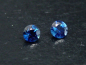 Preview: Blue Sapphire pair 0,47 Ct. round