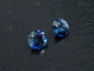 Preview: Blauer Saphir Paar 0,44 Ct. Rund 3,5 mm Sri Lanka