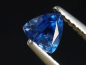 Preview: Kyanit / Disthen 0,67 Carat feines Blau Trillant