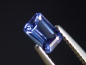 Preview: Tansanit 0,74 Ct. Oktagon 6 x 4 mm - feinstes Blauviolett