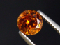 Preview: Spessartit Granat 1,25 Ct. leuchtend orange 6 mm Rund Tansania