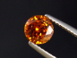 Preview: Spessartit Granat 1,25 Ct. leuchtend orange 6 mm Rund Tansania