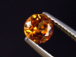 Preview: Spessartit Granat 0,79 Ct. leuchtend orange 5,5 mm Rund Tansania