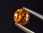 Preview: Spessartit Granat 0,79 Ct. leuchtend orange 5,5 mm Rund Tansania