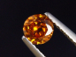 Preview: Spessartit Granat 0,70 Ct. leuchtend orange 5 mm Rund Tansania