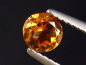 Preview: Spessartit Granat 0,59 Ct. leuchtend orange 5 mm Rund Tansania