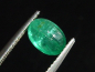 Preview: Smaragd Katzenauge 1,55 Ct. Oval Cabochon Kolumbien