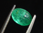 Preview: Emerald cat's eye 1,55 Ct. oval cabochon Colombia