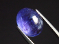 Preview: Tansanit 5,17 Ct. Spitzenfarbe 11 x 9 mm Oval Cabochon