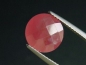 Preview: Rhodonite 4,53 Ct. round faceted - Minas Gerais, Brazil