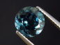 Preview: Topas 2,64 Ct. feines Londonblau behandelt 8 mm Runder Brillantschliff