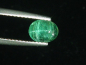 Preview: Smaragd Katzenauge 0,78 Ct. Oval Cabochon Kolumbien