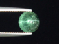 Preview: Verdelite Tourmaline cat's eye 2,00 Ct. round cabochon Brazil