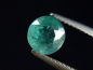 Preview: Grandidierite 106 Ct. rare faceted round Andrahomana, Madag.