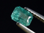 Preview: Grandidierite 0,48 Ct. rare faceted octagon Andrahomana, Madag.