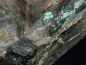 Preview: Gold with Atacamite specimen 50 mm - Chile