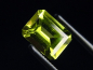 Preview: Peridot 1,57 Ct. apple green - 8 x 6 mm octagon Sri Lanka