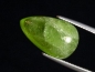 Preview: Peridot 12,47 Ct. applegreen - 18 x 10,5 mm pear cabochon