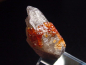 Preview: Spessartite Garnet on Smokey Quartz specimen 34 mm - China