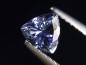 Preview: Tansanit 0,76 Ct. Trillion 6 x 5,5 mm - feines Blauviolett