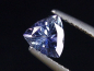 Preview: Tansanit 0,76 Ct. Trillion 6 x 5,5 mm - feines Blauviolett