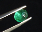 Preview: Emerald cat's eye 0,65 Ct. oval cabochon Colombia