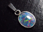 Preview: Opal pendant 10 x 8 mm oval cabochon triplet - Australia