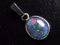 Preview: Opal pendant 10 x 8 mm oval cabochon triplet - Australia