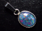 Preview: Opal pendant 10 x 8 mm oval cabochon triplet - Australia