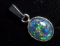 Preview: Opal pendant 10 x 8 mm oval cabochon triplet - Australia