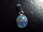 Preview: Opal pendant 10 x 8 mm oval cabochon triplet - Australia