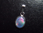 Preview: Opal / Edelopal Anhänger 10 x 8 mm Oval Cabochon Triplette - Australien