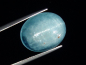 Preview: Aquamarine cat's eye 17,79 Ct. - oval cabochon Brazil