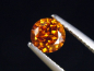 Preview: Spessartite Garnet 1,01 Ct. fine orange round Tanzania